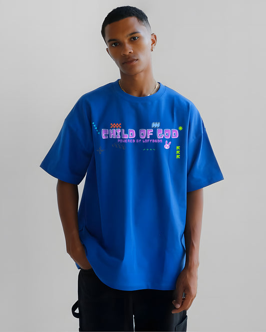 CHILD OF GOD-Navy blue T- shirt
