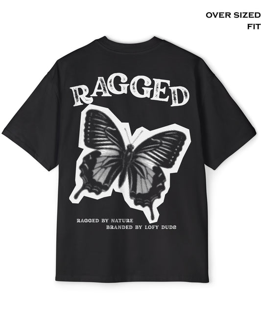 RAGGED-Black T shirt